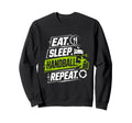 Eat Sleep Handball Repeat Funny Sport Sweatshirt - Minimalist Print Unisex
