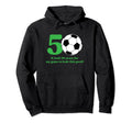 50 Year Old Soccer Player 50Th Hoodie - Minimalist Print for Adults