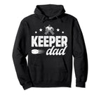 Ice Hockey Keeper Dad Hockey Goalkeeper Hoodie - Novelty Apparel Unisex
