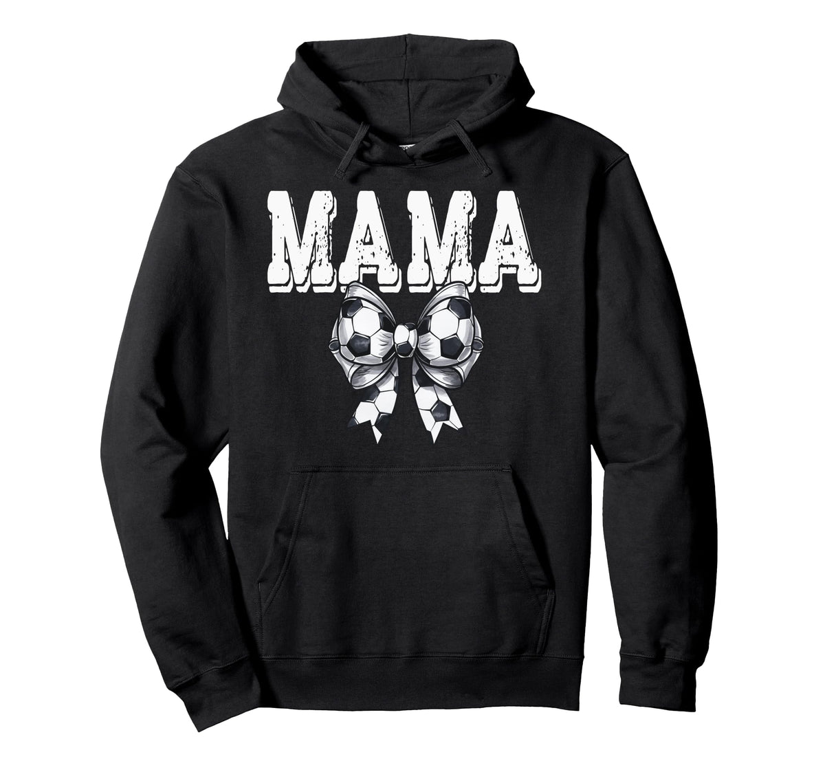 Coquette Soccer Bow Mama Sister Grandma Hoodie - Trendy Graphic Men Women