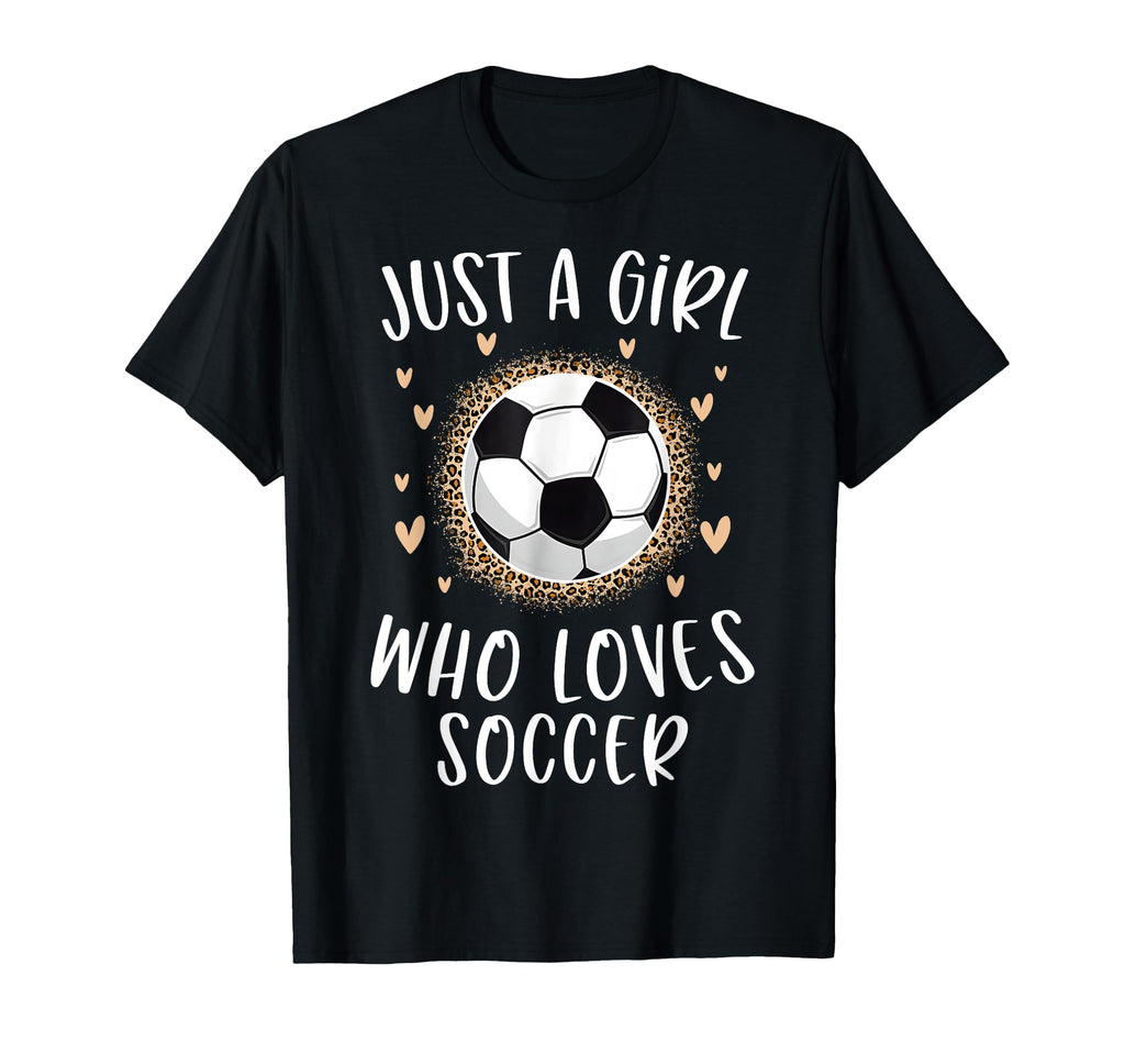 Soccer Just Who Loves Soccer T-Shirt - Minimalist Print Unisex
