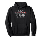 Last Soccer Season Senior Soccer Hoodie - Fun Novelty Design for Adults