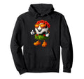 Funny Hawaii Soccer Ball Hawaiian Tropical Hoodie - Graphic Print Unisex
