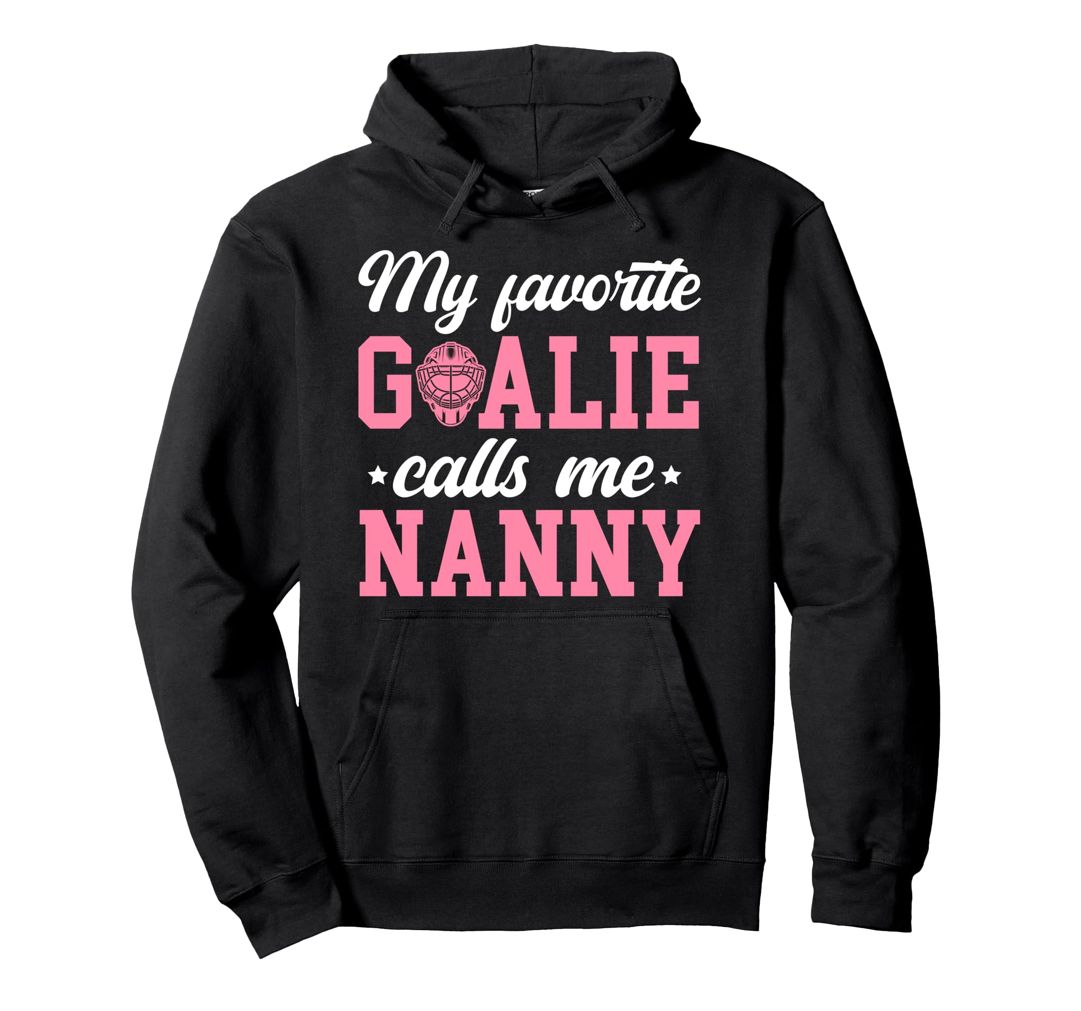 Proud Ice Hockey Goalie Nanny Hockey Keeper Hoodie - Graphic Print Unisex