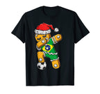 Soccer Dabbing Gingerbread Brazil T-Shirt - Aesthetic Graphic Men Women
