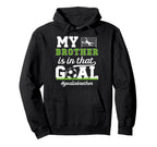 Proud Soccer Goalie Brother Soccer Keeper Hoodie - Trendy Graphic Unisex