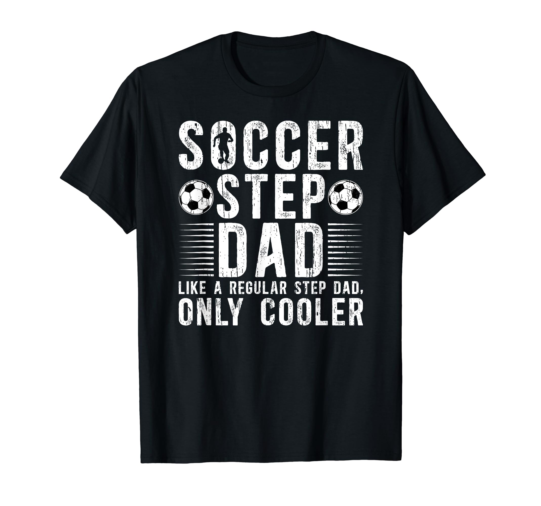 Soccer Step Dad Soccer Player T-Shirt - Custom Art Print for Adults