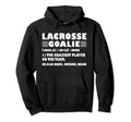 Funny Lacrosse Goalie Definition Hoodie - Fun Novelty Design for Adults