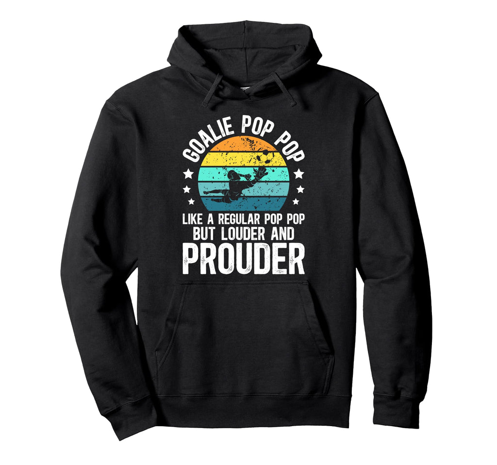 Soccer Goalie Pop Pop Definition Soccer Hoodie - Graphic Print Unisex