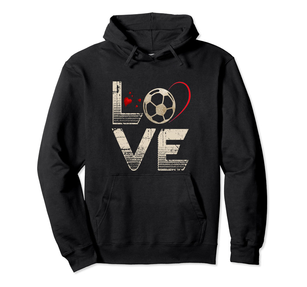 Love Heart Soccer Team Sport Fans Player Hoodie - Custom Art Print Unisex