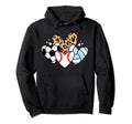 Baseball Volleyball Soccer Heart Funny Hoodie - Novelty Apparel Men Women