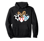 Baseball Volleyball Soccer Heart Funny Hoodie - Novelty Apparel Men Women