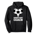 Assistant Soccer Coach Heart Funny Hoodie - Aesthetic Graphic Unisex