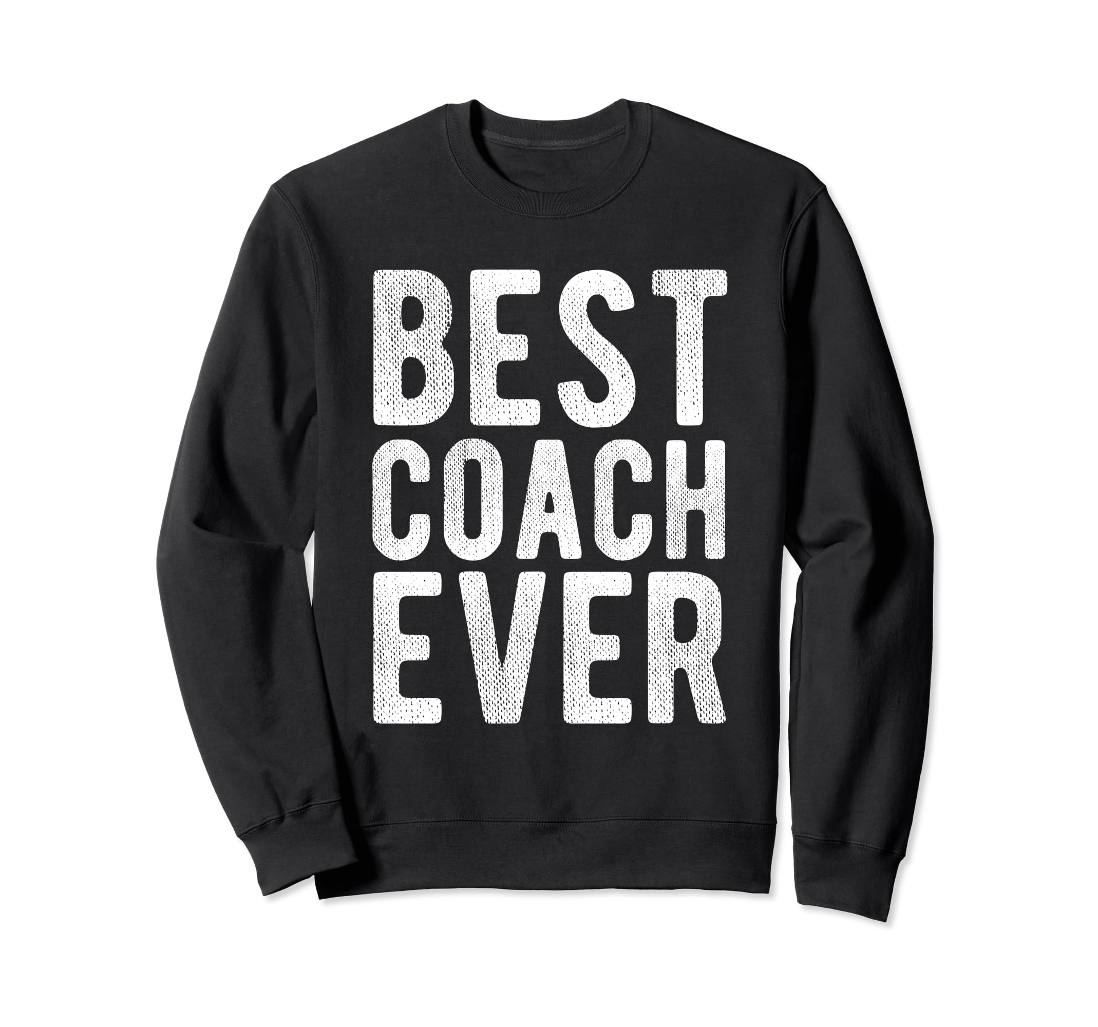 Best Coach Ever Soccer Football Sweatshirt - Fun Novelty Design for Adults
