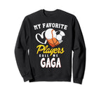 My Favorite Players Baseball Soccer Sweatshirt - Trendy Graphic Unisex