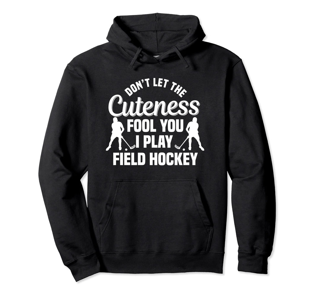 Field Hockey Player Cuteness Goalkeeper Hoodie - Graphic Print Unisex