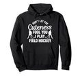 Field Hockey Player Cuteness Goalkeeper Hoodie - Graphic Print Unisex