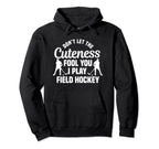 Field Hockey Player Cuteness Goalkeeper Hoodie - Graphic Print Unisex