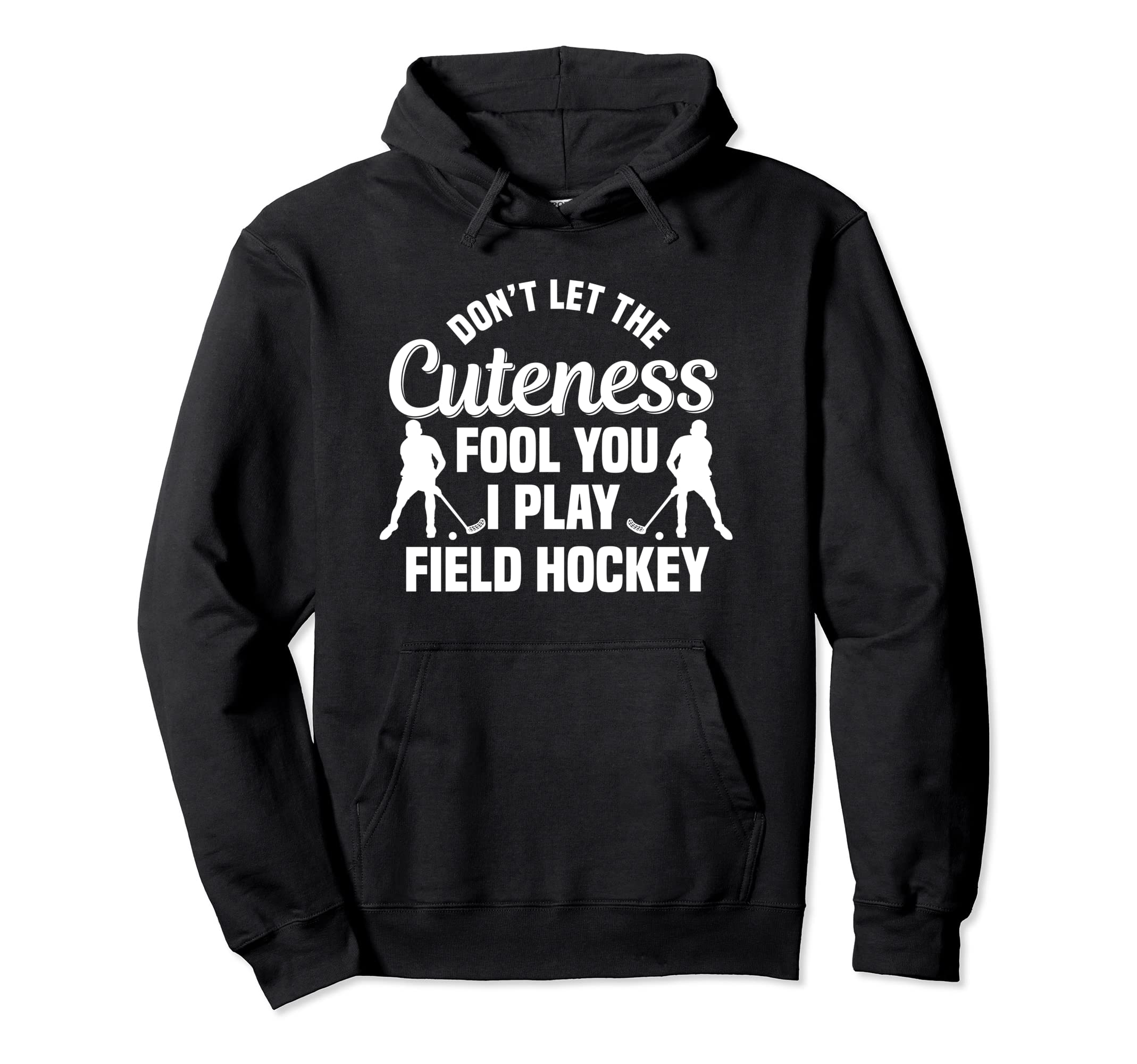 Field Hockey Player Cuteness Goalkeeper Hoodie - Graphic Print Unisex
