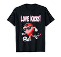 Valentine Gift Soccer Heart Sport T-Shirt - Novelty Apparel Unisex