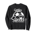 Senior Soccer Great Grandpa 2024 Sweatshirt - Minimalist Print for Adults