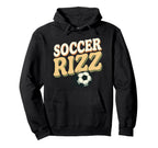 Soccer Rizz Funny Sports Swagger Hoodie - Trendy Graphic Unisex