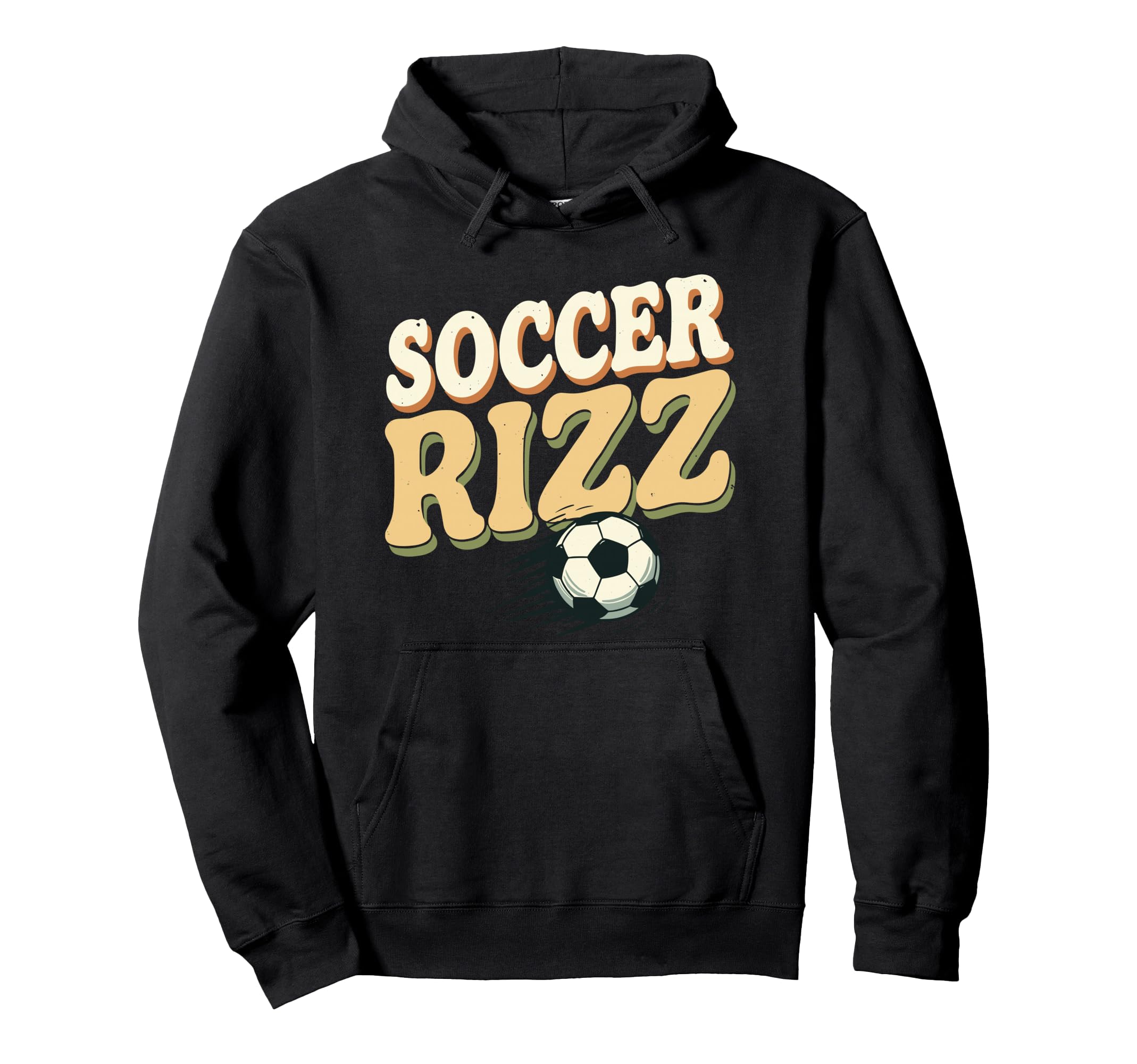 Soccer Rizz Funny Sports Swagger Hoodie - Trendy Graphic Unisex