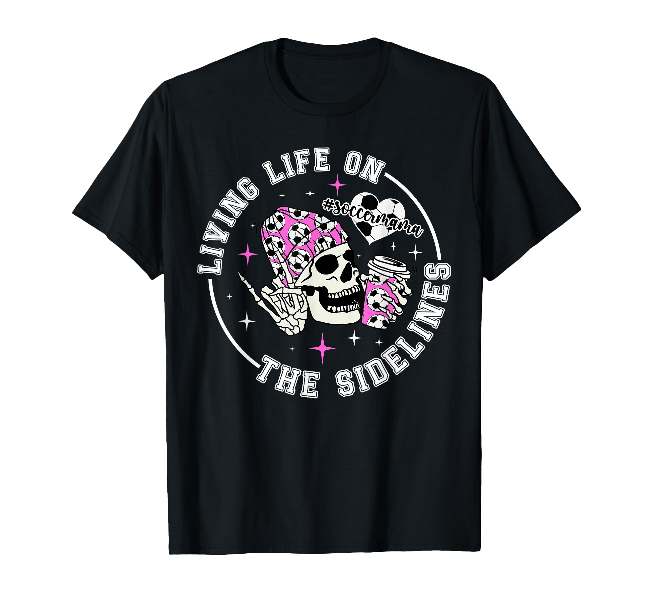 Soccer Mama Funny Soccer Mom Soccer Player T-Shirt - Graphic Print Unisex