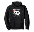 Soccer Goalkeeper Holiday Santa Claus Hoodie - Fun Novelty Design Men Women