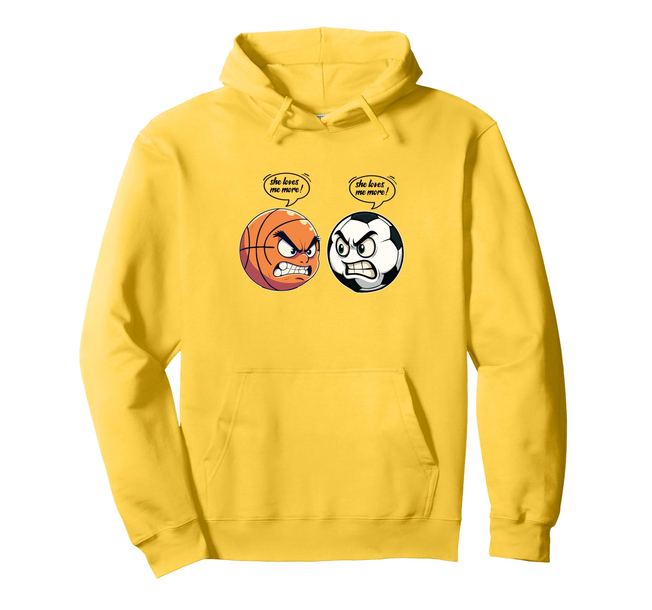 Funny Soccer Basketball Daughter She Hoodie - Streetwear Style Men Women