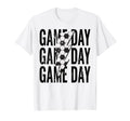 Womens Soccer Mom Leopard Game Day Mothers T-Shirt - Trendy Graphic Unisex