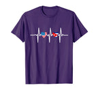 Half Cuban And American America Cuba T-Shirt - Aesthetic Graphic Unisex