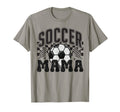 Soccer Mama Soccer Mom Gift T-Shirt - Casual Everyday Wear Men Women