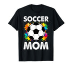Soccer Mom Game Day Mothers Day T-Shirt - Custom Art Print Men Women