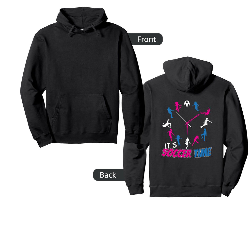 Its Soccer Time Soccer Hoodie - Aesthetic Graphic Men Women