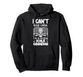 Im Hockey Goalie Grandma Ice Hockey Hoodie - Minimalist Print Men Women