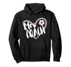 Soccer Mrs Coach Wife Heart Hoodie - Aesthetic Graphic Unisex