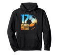 17Th Birthday Soccer Player Football Hoodie - Aesthetic Graphic Men Women