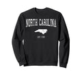 North Carolina Nc Old Sports Gift Sweatshirt - Graphic Print Unisex