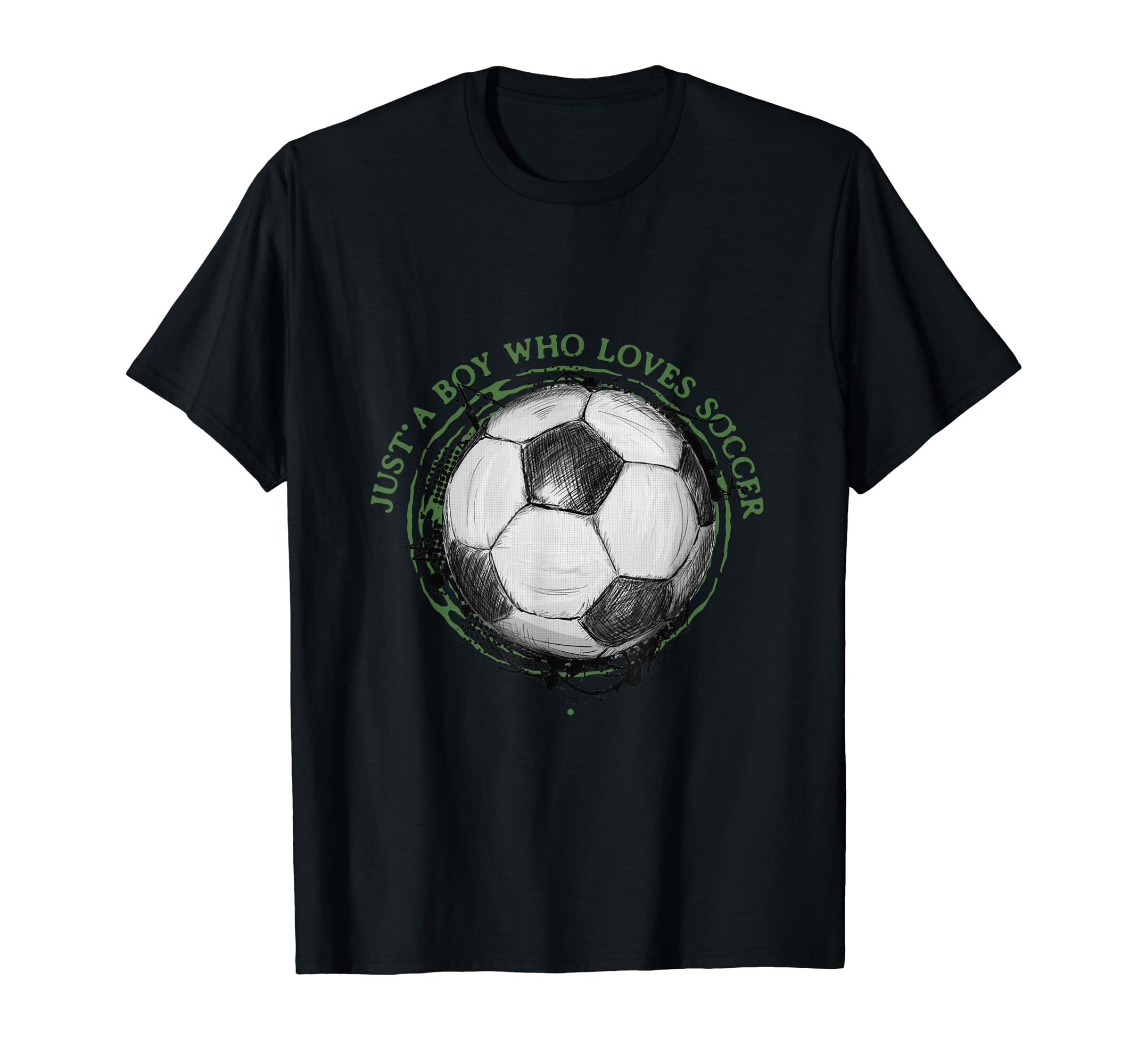 Just Who Loves Soccer Soccer Lover T-Shirt - Fun Novelty Design Unisex