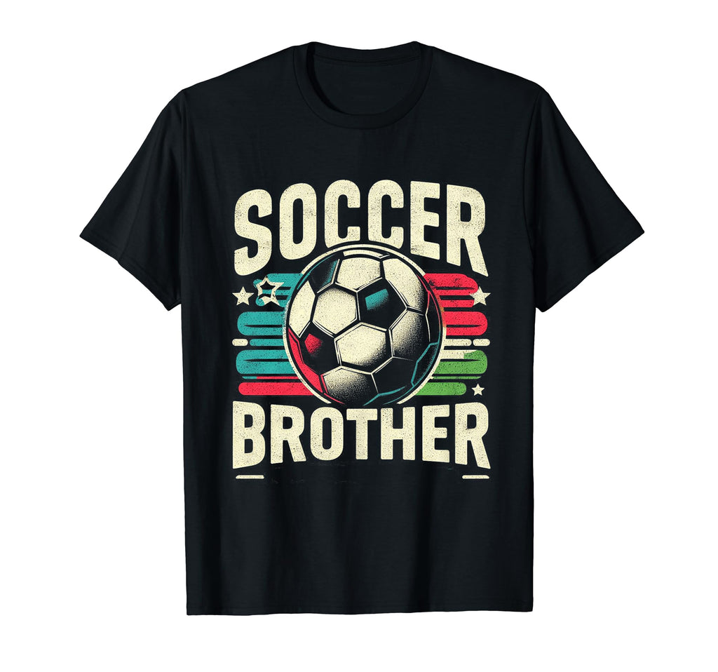 Soccer Brother Family Matching Team T-Shirt - Graphic Print Men Women