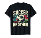 Soccer Brother Family Matching Team T-Shirt - Graphic Print Men Women