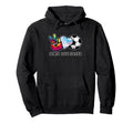 Peace Love Soccer Football Lover Coach Hoodie - Unique Graphic for Adults