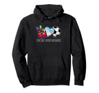 Peace Love Soccer Football Lover Coach Hoodie - Unique Graphic for Adults