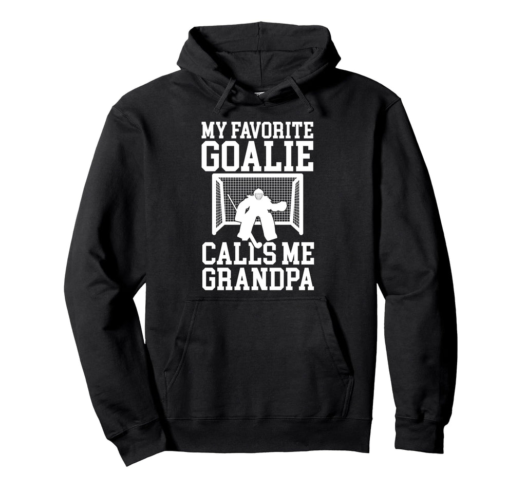 Field Hockey Goalie Grandpa Field Hoodie - Novelty Apparel for Adults
