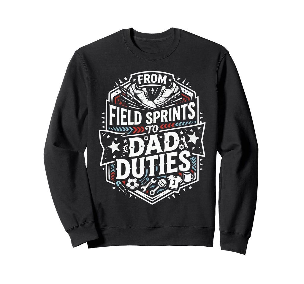 Soccer Player Soccer Dad Kick Sweatshirt - Minimalist Print for Adults