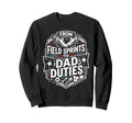 Soccer Player Soccer Dad Kick Sweatshirt - Minimalist Print for Adults