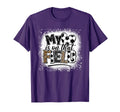 Leopard My Heart Is That Field T-Shirt - Casual Everyday Wear for Adults