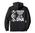 Soccer Coach Its My Dna Hoodie - Custom Art Print Men Women