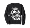 Senior Soccer Foxy 2024 Class Sweatshirt - Fun Novelty Design for Adults